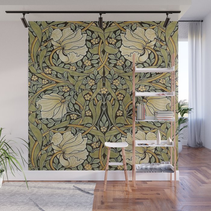 William Morris Pimpernel Wall Mural Gallery Image 1