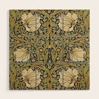 William Morris Pimpernel Wood Wall Art Gallery Image 1