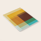 Modern Multicolor Geometric Abstract Art with Overlapping Shapes Notebook Gallery Image 3