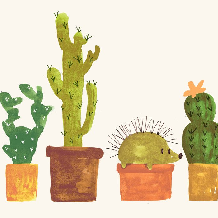 Hedgehog and Cactus (incognito) Coffee Mug Gallery Image 2