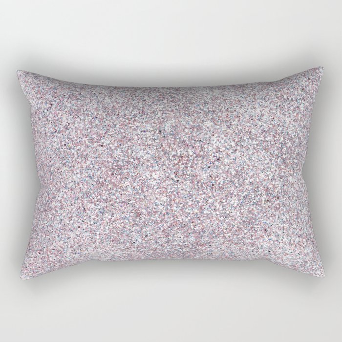 Holographic Glitter Sparkle Rectangular Pillow Gallery Image 1