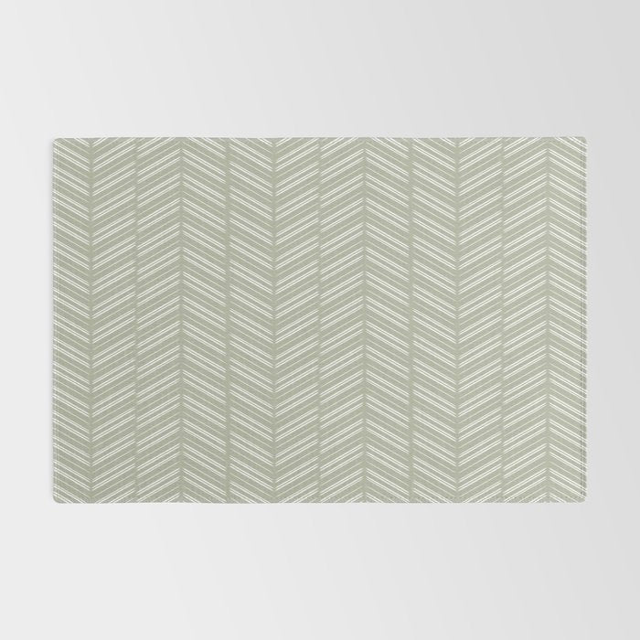 Herringbone (Sage) Rug Gallery Image 2