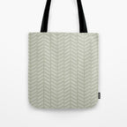 Herringbone (Sage) Tote Bag Gallery Image 1