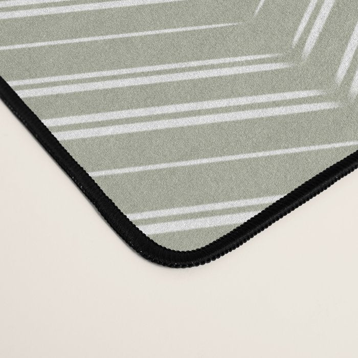 Herringbone (Sage) Desk Mat Gallery Image 4
