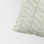 Herringbone (Sage) Pillow Sham Gallery Image 4