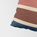 Nelson Blocks II - Midcentury Modern Geometric in Mid Century Mod Mustard, Olive, Teal, Orange, Beige Pillow Sham Gallery Image 4