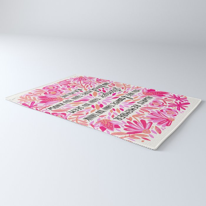 Always Remember - Pink OmbrÃ© Palette Rug Gallery Image 3