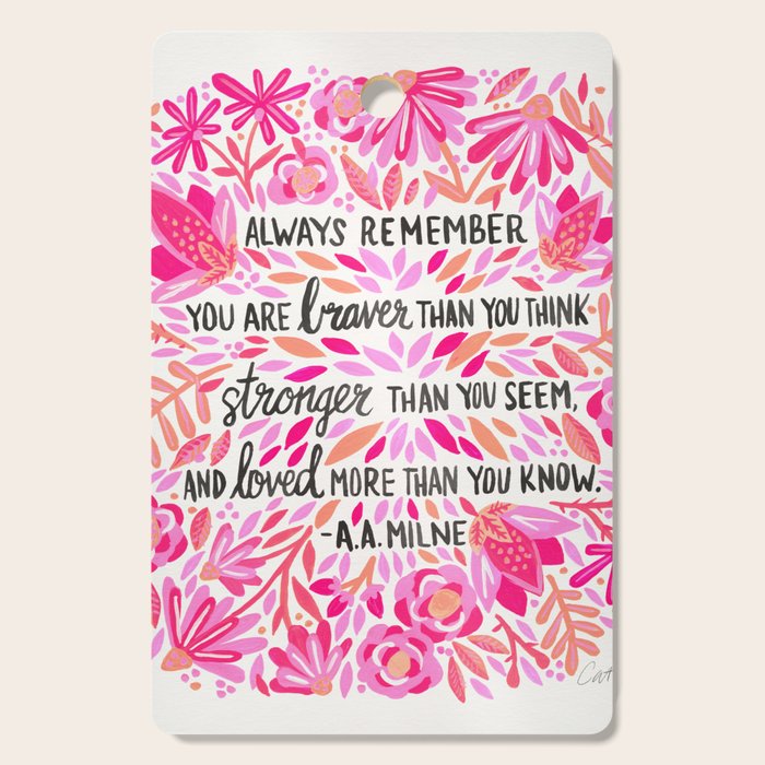Always Remember - Pink OmbrÃ© Palette Cutting Board Gallery Image 1