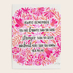 Always Remember - Pink OmbrÃ© Palette Poster Gallery Image 4