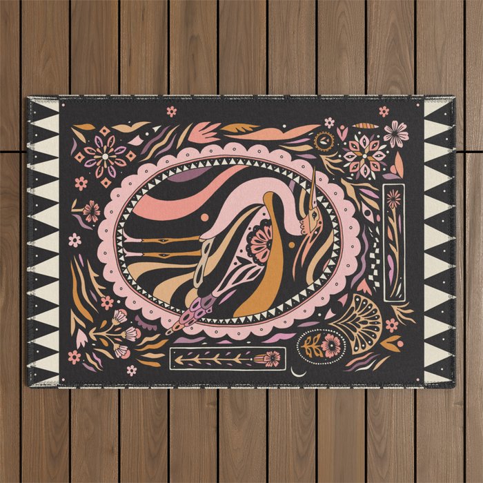Heron Outdoor Rug Gallery Image 1