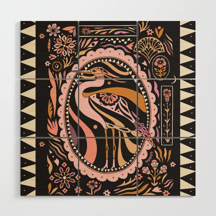 Heron Wood Wall Art Gallery Image 1