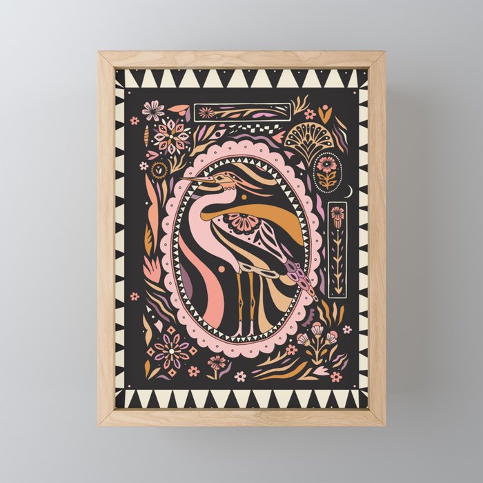 Heron Mini Art Print Gallery Image 1