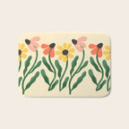 Brown Eyed Susans Flower Market Bath Mat Gallery Image 1