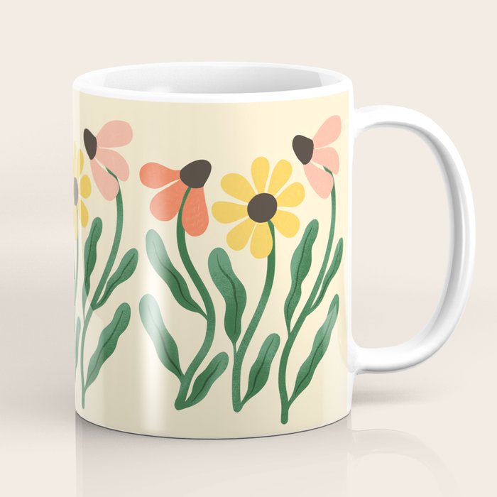 Brown Eyed Susans Flower Market Coffee Mug Gallery Image 1