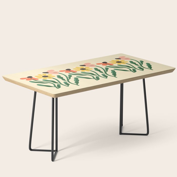Brown Eyed Susans Flower Market Coffee Table Gallery Image 1