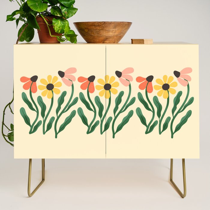 Brown Eyed Susans Flower Market Credenza Gallery Image 1