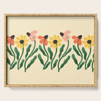 Brown Eyed Susans Flower Market Serving Tray Gallery Image 1