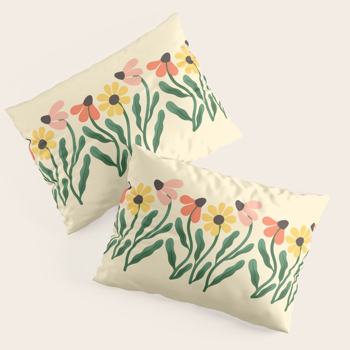Brown Eyed Susans Flower Market Pillow Sham Gallery Image 1