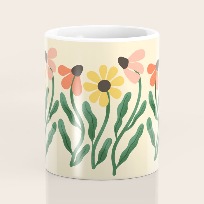 Brown Eyed Susans Flower Market Coffee Mug Gallery Image 4