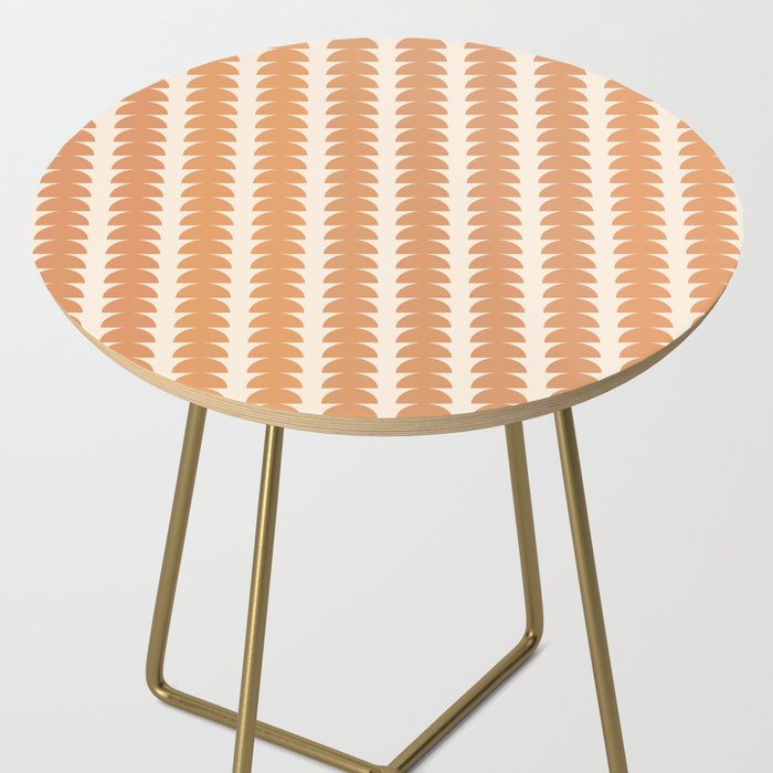 Maude Pattern XXIII Pantone Peach Fuzz Side Table Gallery Image 2