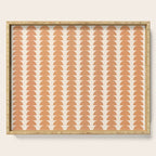 Maude Pattern XXIII Pantone Peach Fuzz Serving Tray Gallery Image 1