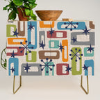 Colorful Retro Mid Century Modern Solar Squares 629 Credenza Gallery Image 1