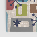 Colorful Retro Mid Century Modern Solar Squares 629 Poster Gallery Image 3