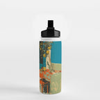 Cozy Morning on the Terrace Water Bottle Gallery Image 2