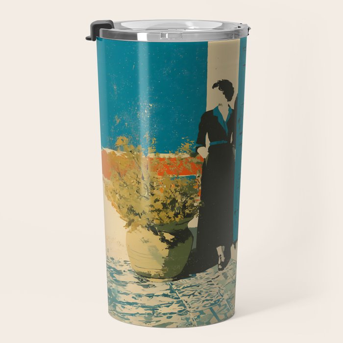Cozy Morning on the Terrace Travel Mug Gallery Image 3