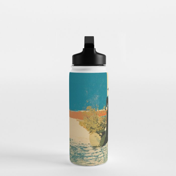 Cozy Morning on the Terrace Water Bottle Gallery Image 3