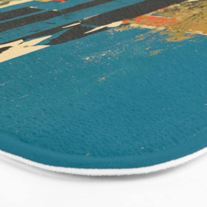 Cozy Morning on the Terrace Bath Mat Gallery Image 3
