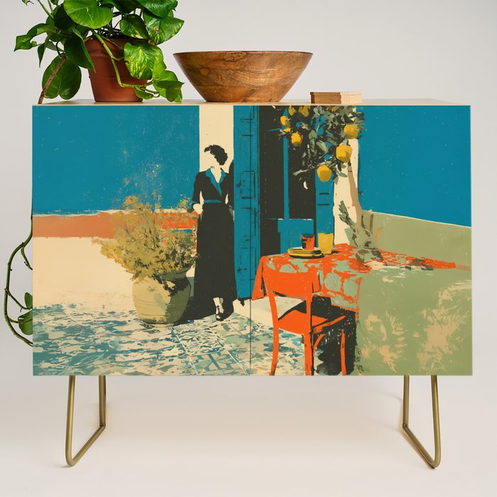 Cozy Morning on the Terrace Credenza Gallery Image 1