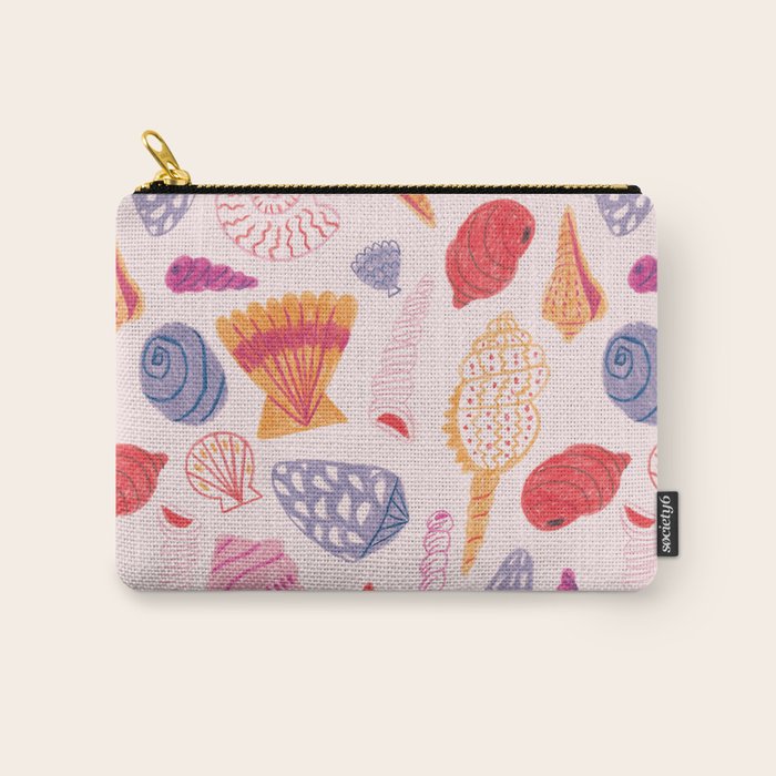 Tropical Seashells Carry All Pouch Gallery Image 1