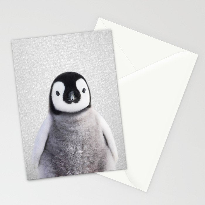 Baby Penguin - Colorful Stationery Card Gallery Image 2