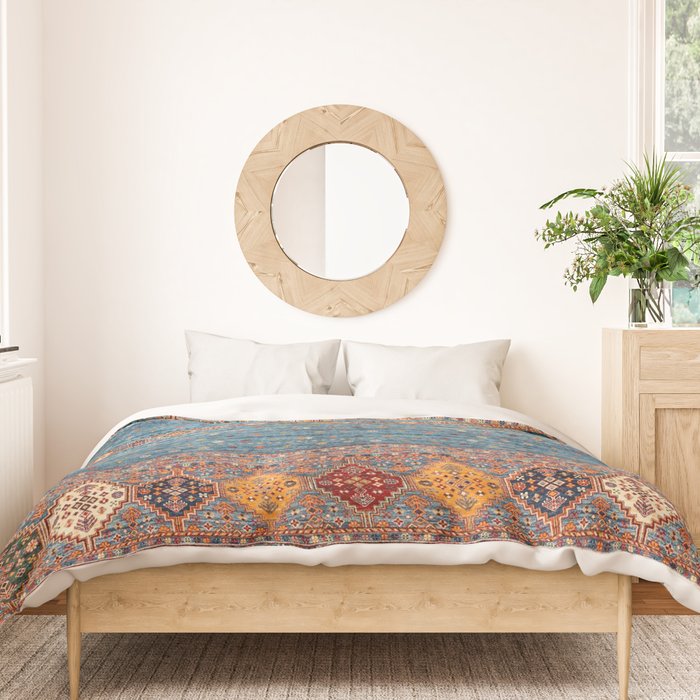 Traditional Vintage Moroccan Carpet Duvet Cover Gallery Image 3