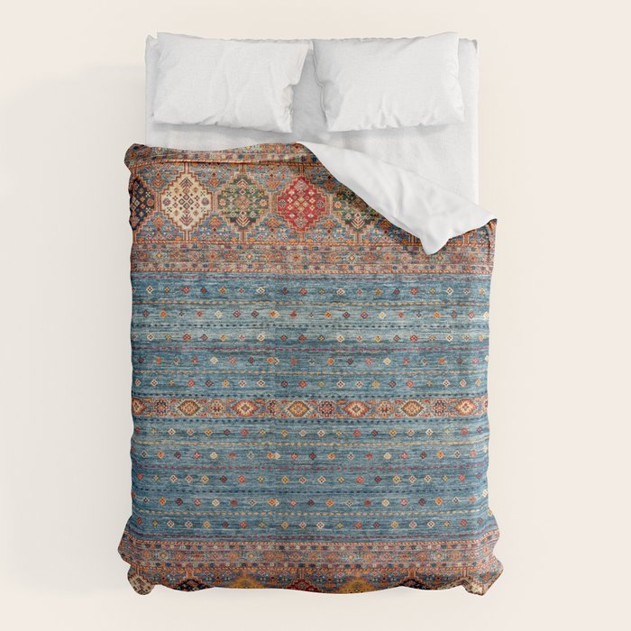 Traditional Vintage Moroccan Carpet Duvet Cover Gallery Image 6