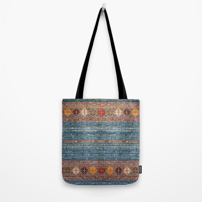 Traditional Vintage Moroccan Carpet Tote Bag Gallery Image 2