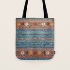 Traditional Vintage Moroccan Carpet Tote Bag Gallery Image 1