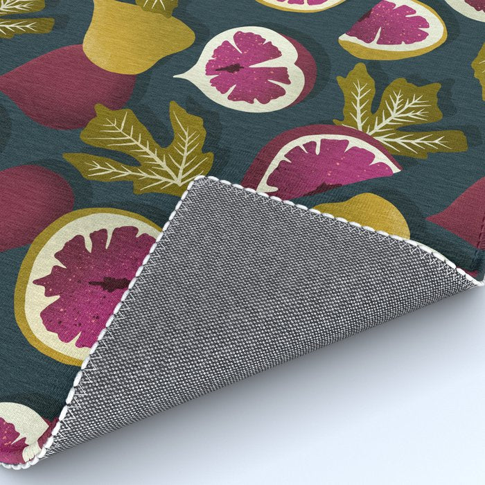 Fig Collection â Teal Rug Gallery Image 4