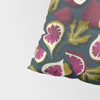 Fig Collection â Teal Pillow Sham Gallery Image 4
