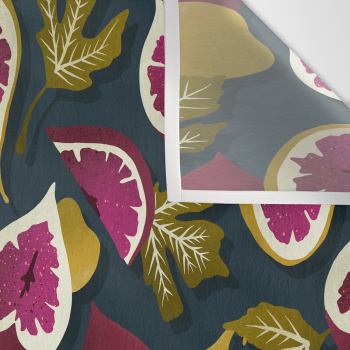 Fig Collection â Teal Wall Tapestry Gallery Image 3