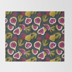 Fig Collection â Teal Throw Blanket Gallery Image 2