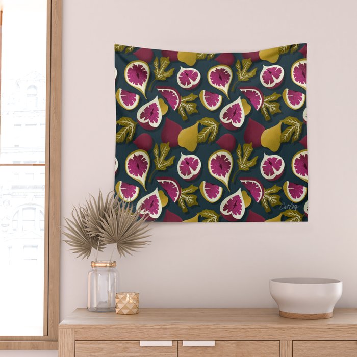 Fig Collection â Teal Wall Tapestry Gallery Image 2