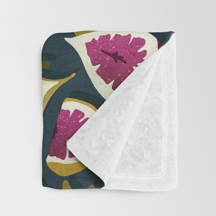 Fig Collection â Teal Throw Blanket Gallery Image 3