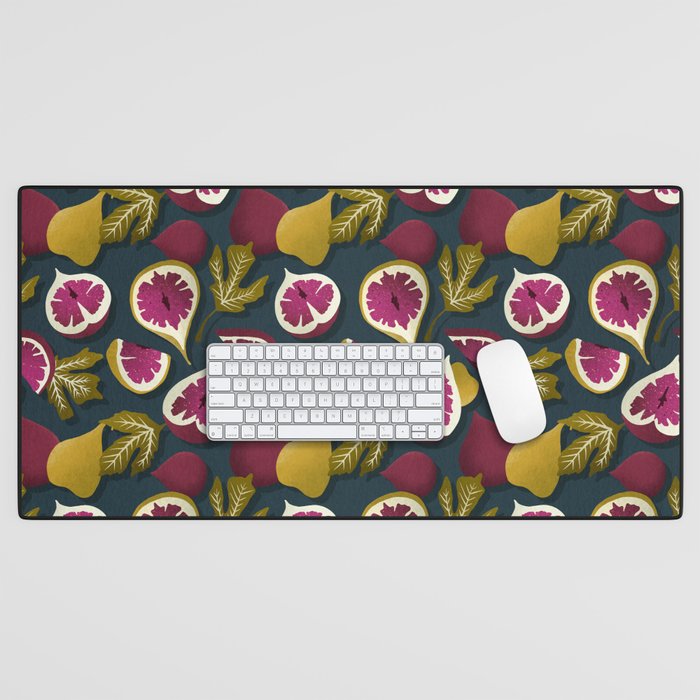Fig Collection â Teal Desk Mat Gallery Image 1