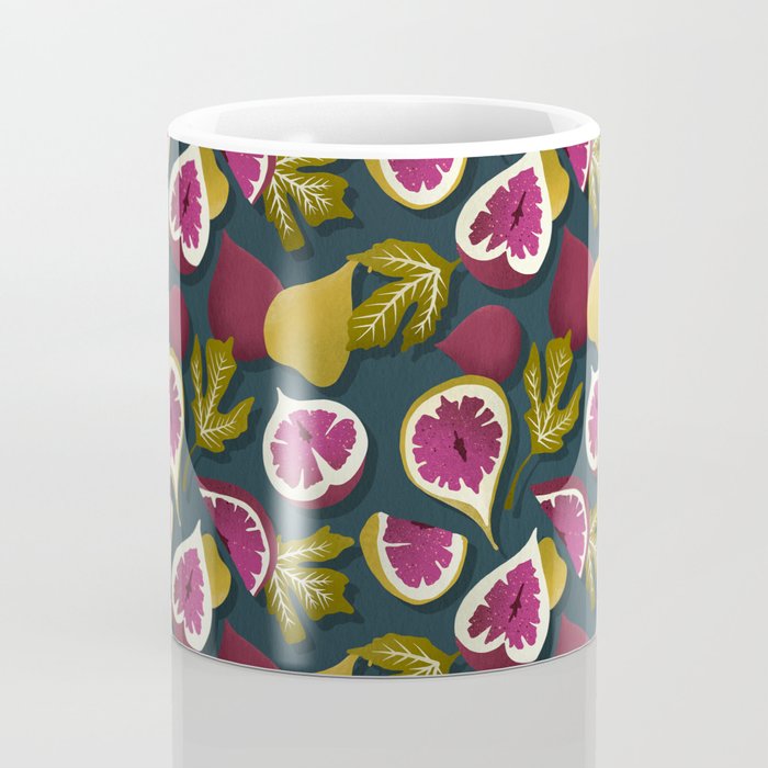 Fig Collection â Teal Coffee Mug Gallery Image 4