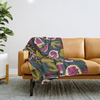 Fig Collection â Teal Throw Blanket Gallery Image 1