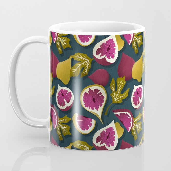Fig Collection â Teal Coffee Mug Gallery Image 3