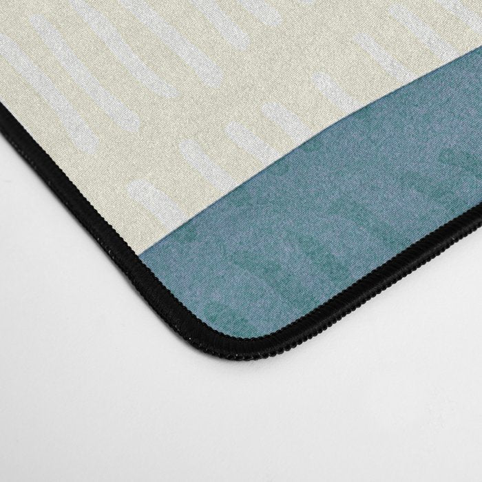 Mid Century Nature Print / Teal and Orange Desk Mat Gallery Image 4