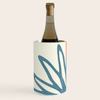 Mid Century Nature Print / Teal and Orange Wine Chiller Gallery Image 2